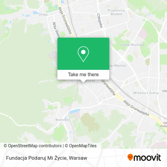 Fundacja Podaruj Mi Życie map