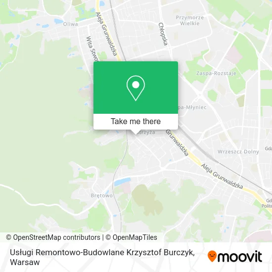 Usługi Remontowo-Budowlane Krzysztof Burczyk map