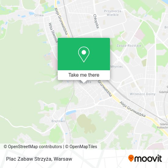 Plac Zabaw Strzyża map