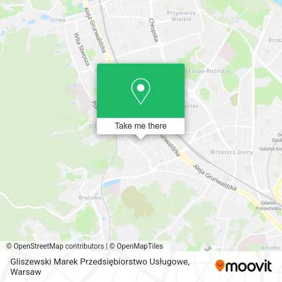 Gliszewski Marek Przedsiębiorstwo Usługowe map