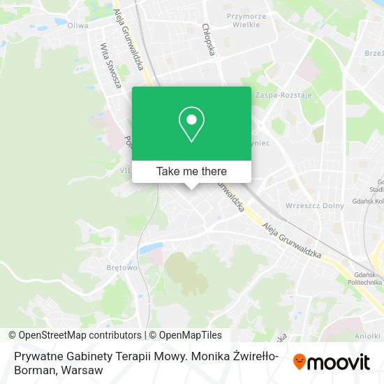 Prywatne Gabinety Terapii Mowy. Monika Żwirełło-Borman map