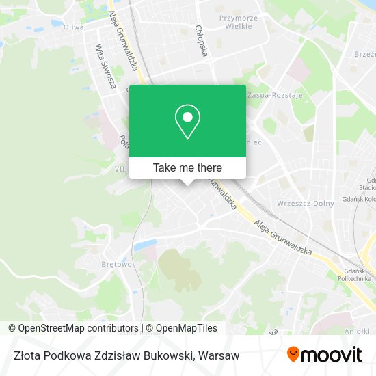 Złota Podkowa Zdzisław Bukowski map