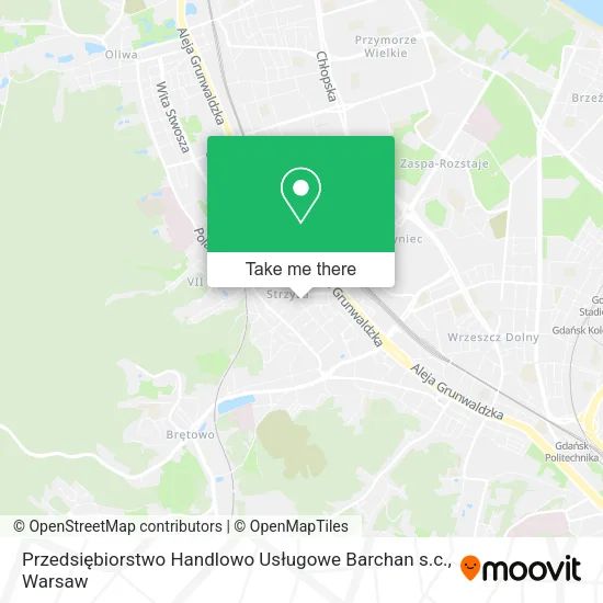 Przedsiębiorstwo Handlowo Usługowe Barchan s.c. map