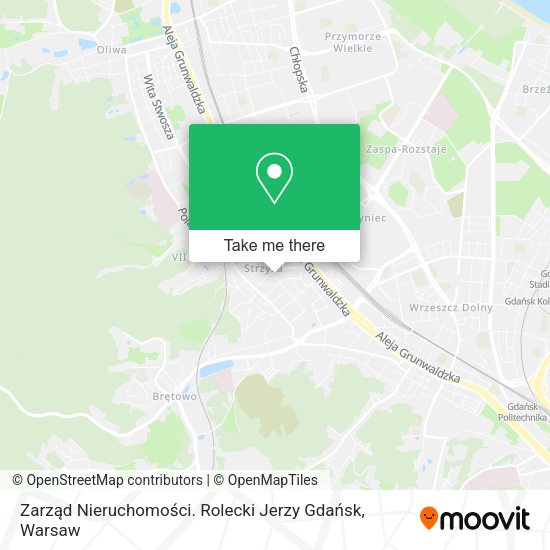 Zarząd Nieruchomości. Rolecki Jerzy Gdańsk map