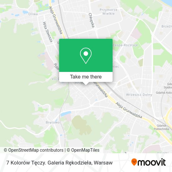 7 Kolorów Tęczy. Galeria Rękodzieła map