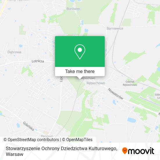 Карта Stowarzyszenie Ochrony Dziedzictwa Kulturowego