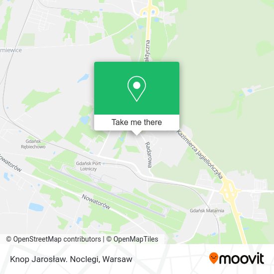 Knop Jarosław. Noclegi map