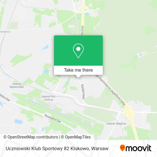 Карта Uczniowski Klub Sportowy 82 Klukowo