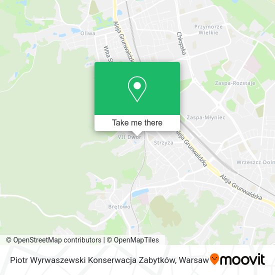 Piotr Wyrwaszewski Konserwacja Zabytków map