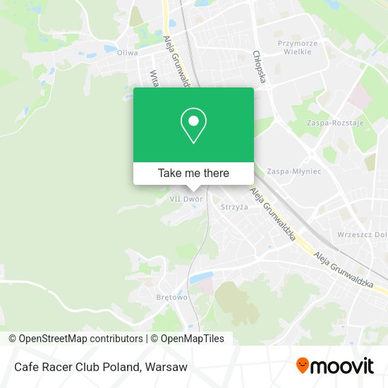 Cafe Racer Club Poland map