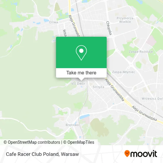 Cafe Racer Club Poland map