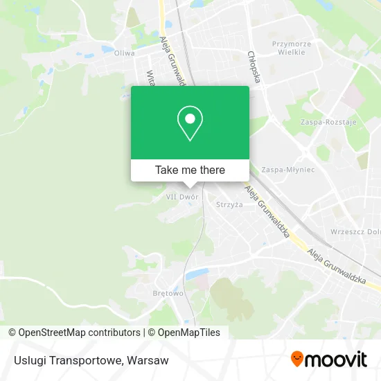 Uslugi Transportowe map