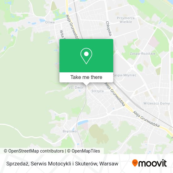 Sprzedaż, Serwis Motocykli i Skuterów map