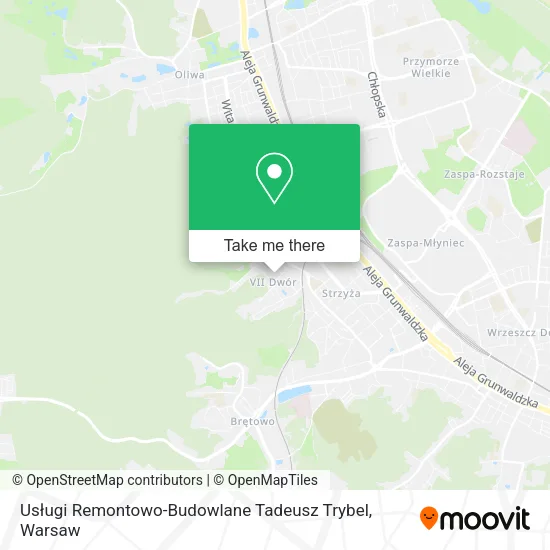 Usługi Remontowo-Budowlane Tadeusz Trybel map