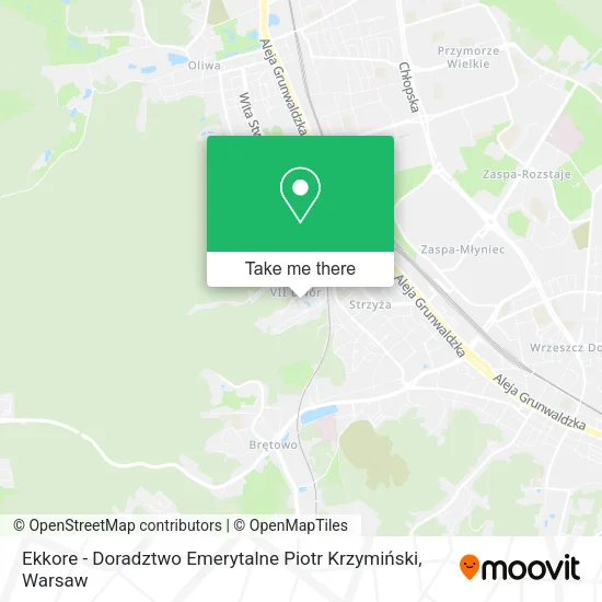 Ekkore - Doradztwo Emerytalne Piotr Krzymiński map