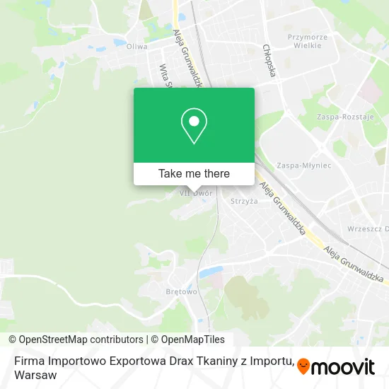 Карта Firma Importowo Exportowa Drax Tkaniny z Importu