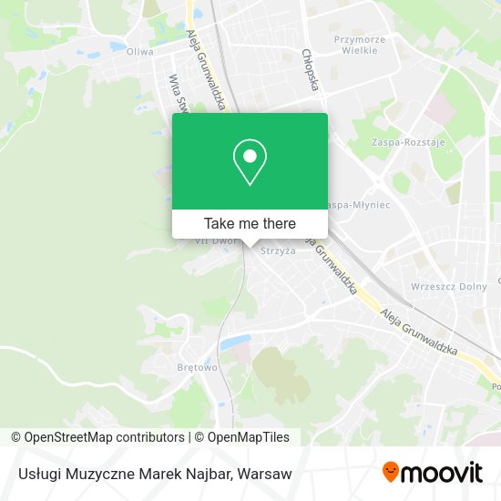 Usługi Muzyczne Marek Najbar map