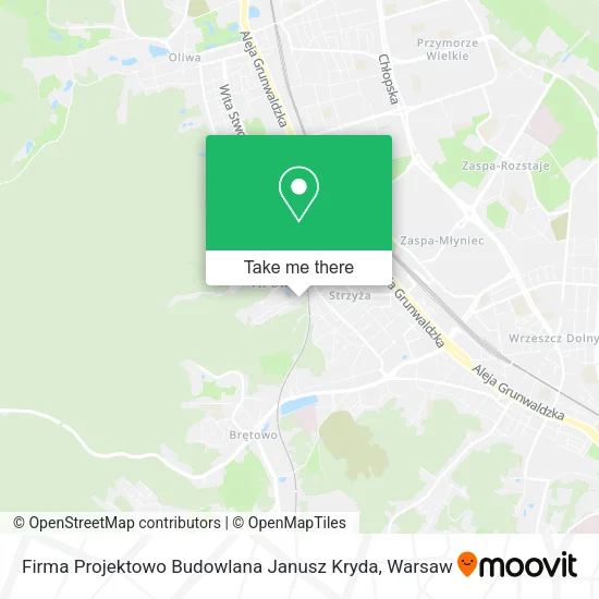 Firma Projektowo Budowlana Janusz Kryda map