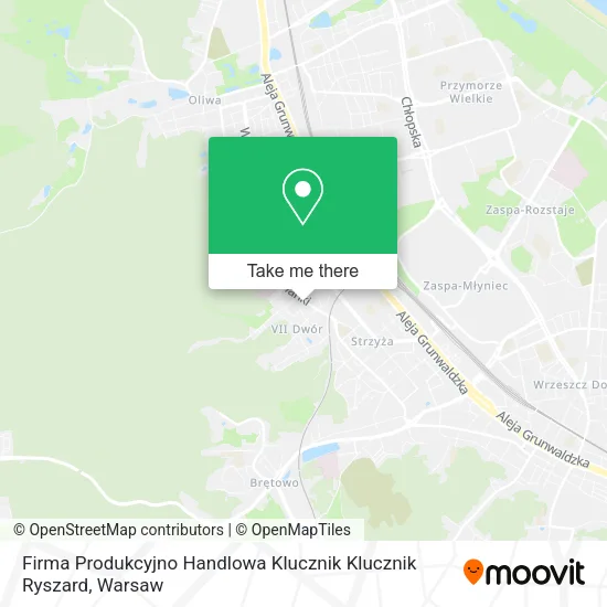 Карта Firma Produkcyjno Handlowa Klucznik Klucznik Ryszard