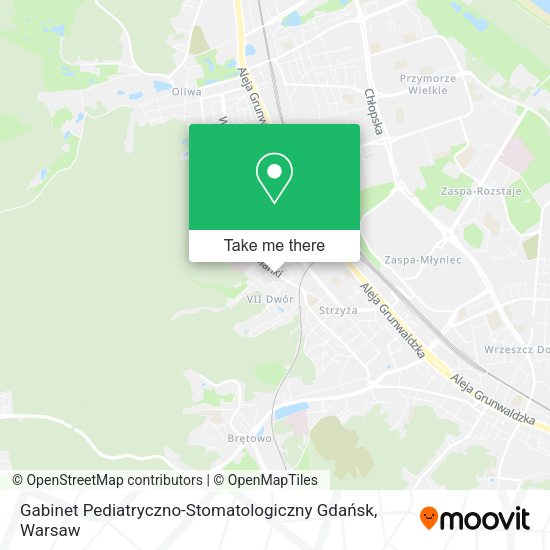 Gabinet Pediatryczno-Stomatologiczny Gdańsk map