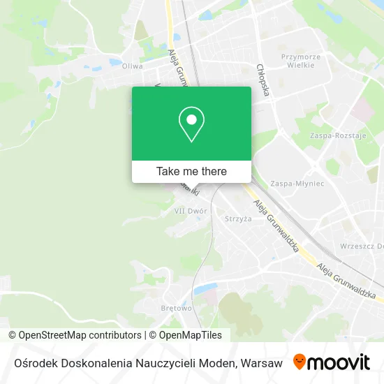 Ośrodek Doskonalenia Nauczycieli Moden map