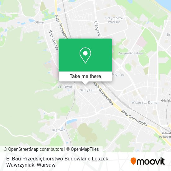 El.Bau Przedsiębiorstwo Budowlane Leszek Wawrzyniak map