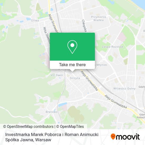 Investmarka Marek Poborca i Roman Animucki Spółka Jawna map