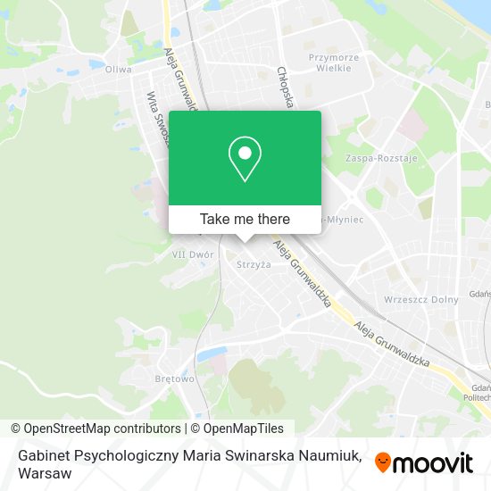 Карта Gabinet Psychologiczny Maria Swinarska Naumiuk