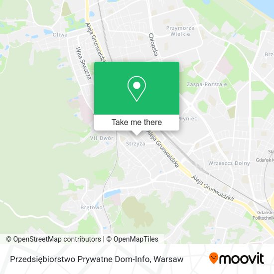 Карта Przedsiębiorstwo Prywatne Dom-Info