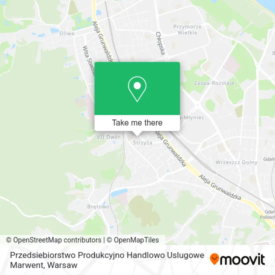 Przedsiebiorstwo Produkcyjno Handlowo Uslugowe Marwent map
