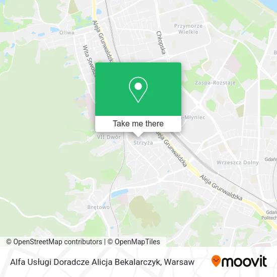 Alfa Usługi Doradcze Alicja Bekalarczyk map
