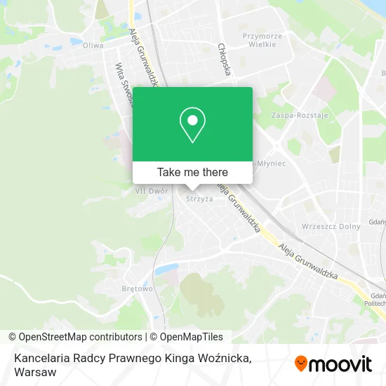 Kancelaria Radcy Prawnego Kinga Woźnicka map