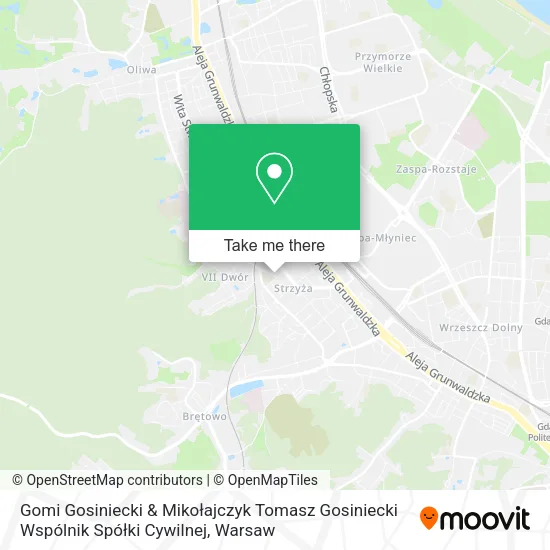 Gomi Gosiniecki & Mikołajczyk Tomasz Gosiniecki Wspólnik Spółki Cywilnej map