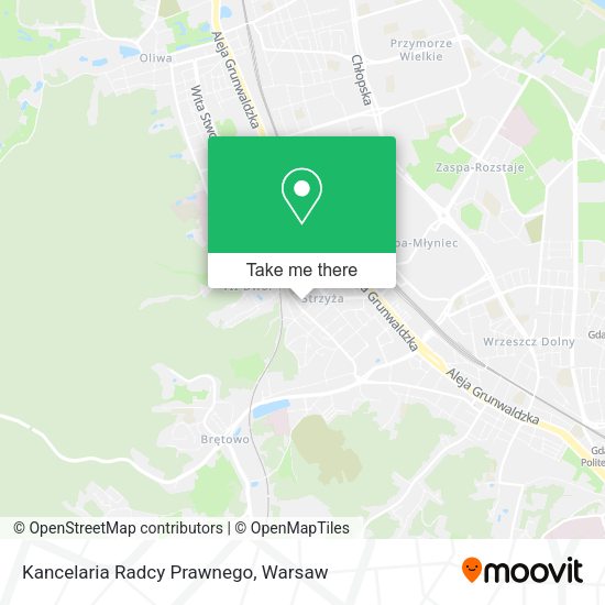 Kancelaria Radcy Prawnego map