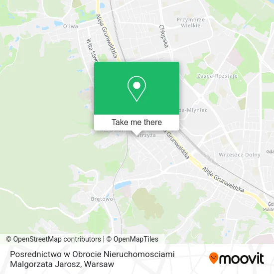 Posrednictwo w Obrocie Nieruchomosciami Malgorzata Jarosz map