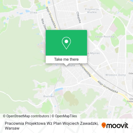 Pracownia Projektowa Wz Plan Wojciech Zawadzki map