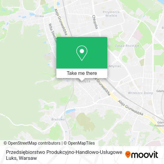 Przedsiębiorstwo Produkcyjno-Handlowo-Usługowe Luks map