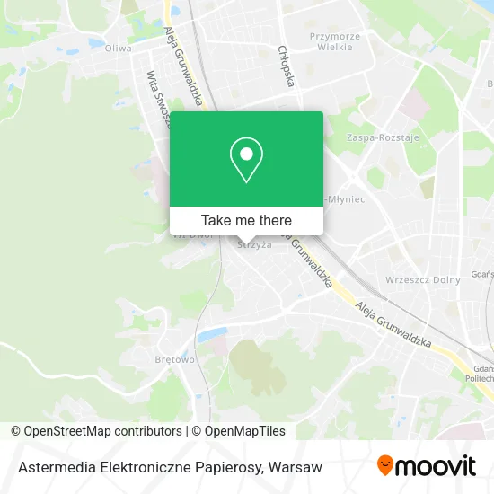 Astermedia Elektroniczne Papierosy map