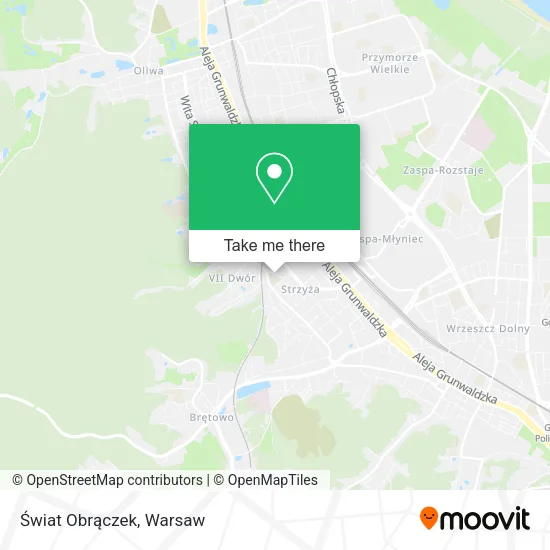 Świat Obrączek map
