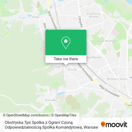 Obotrycka Tps Spółka z Ograni Czoną Odpowiedzialnością Spółka Komandytowa map