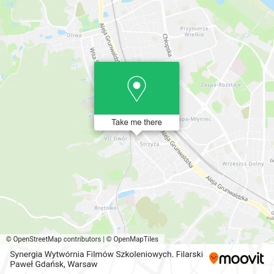 Synergia Wytwórnia Filmów Szkoleniowych. Filarski Paweł Gdańsk map