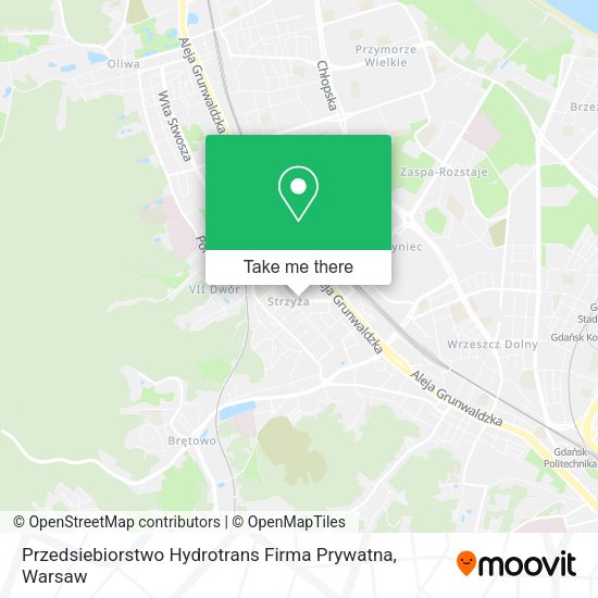 Przedsiebiorstwo Hydrotrans Firma Prywatna map