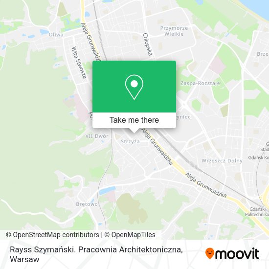 Rayss Szymański. Pracownia Architektoniczna map