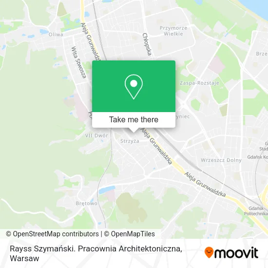 Rayss Szymański. Pracownia Architektoniczna map
