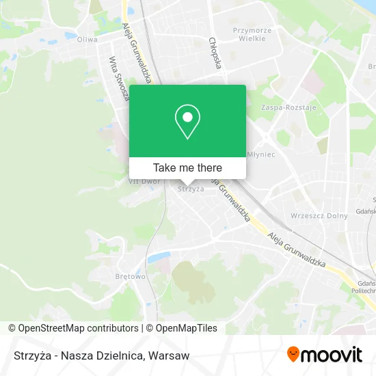 Strzyża - Nasza Dzielnica map