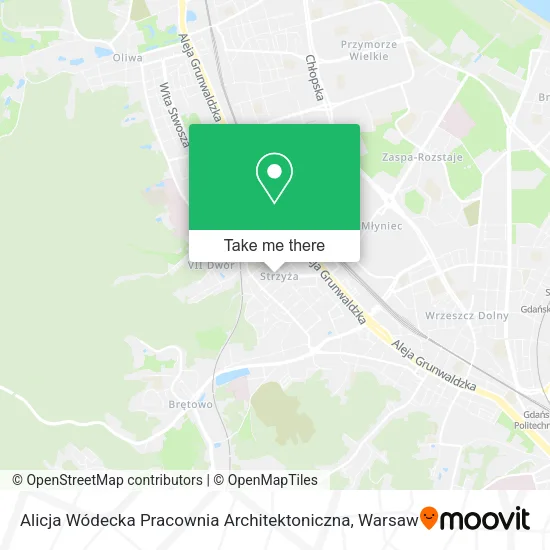 Alicja Wódecka Pracownia Architektoniczna map