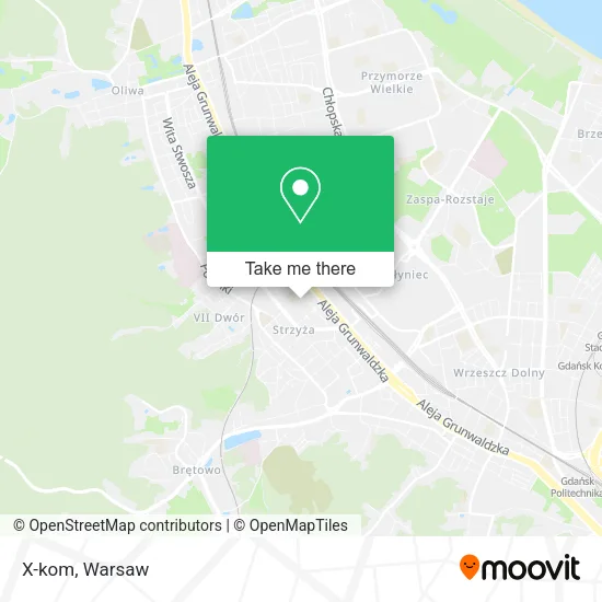 X-kom map