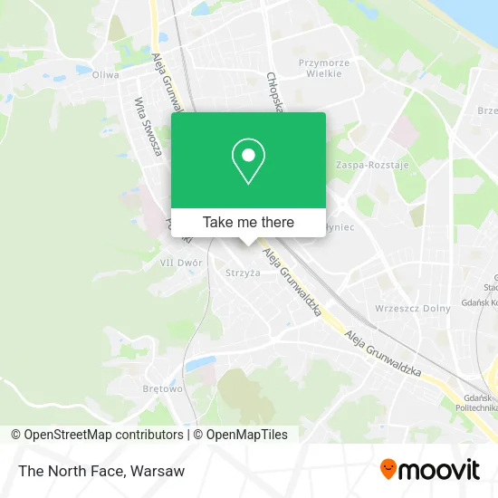 The North Face map