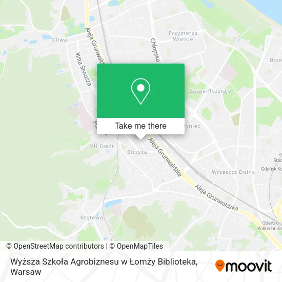 Wyższa Szkoła Agrobiznesu w Łomży Biblioteka map