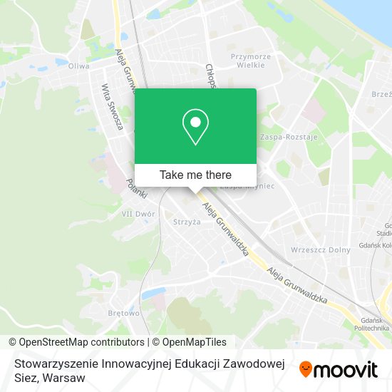 Stowarzyszenie Innowacyjnej Edukacji Zawodowej Siez map